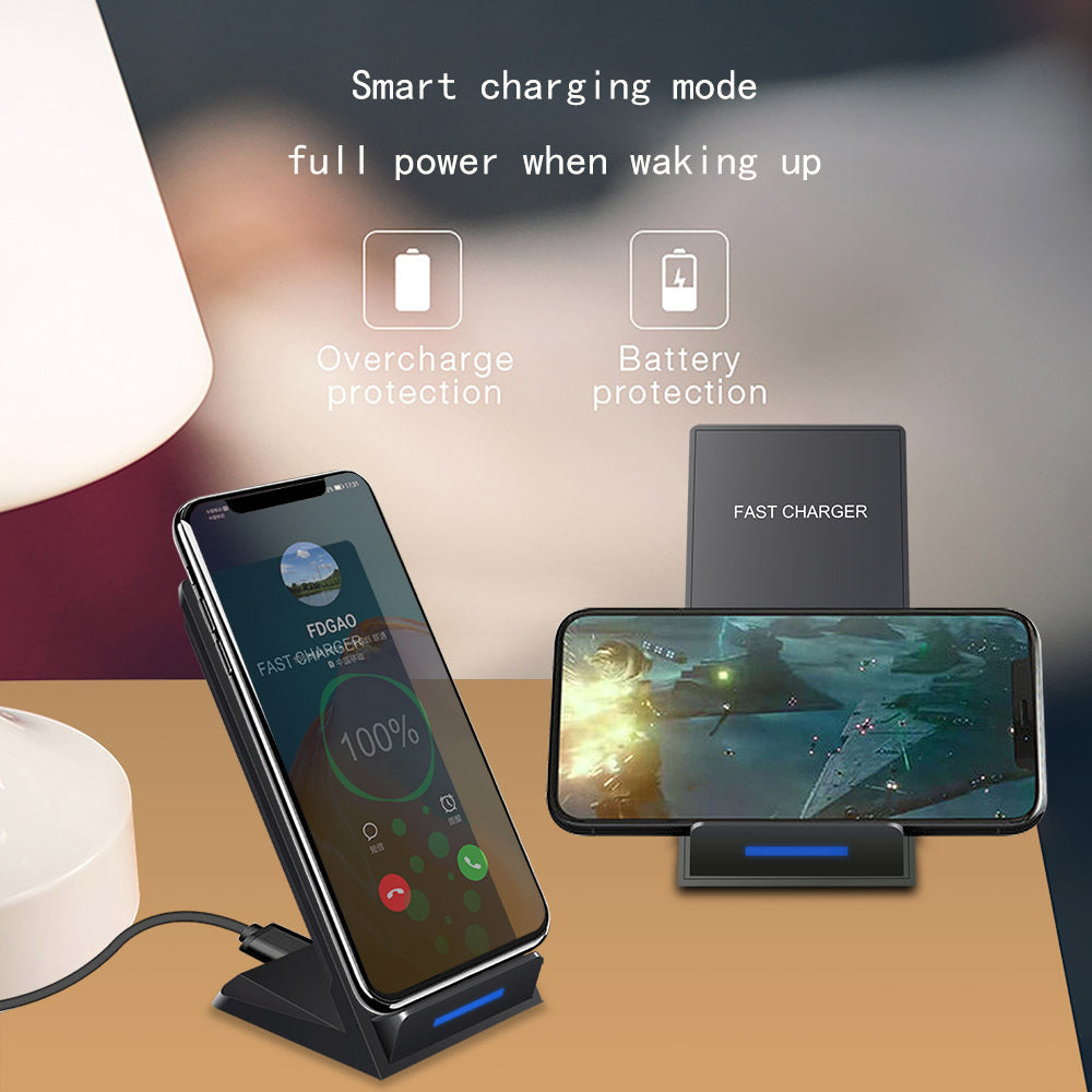 Vertical Wireless Charger Supports QI Charging, Suitable For Mobile Phones Vertical Wireless Charger Supports QI Charging, Suitable For Mobile Phones
